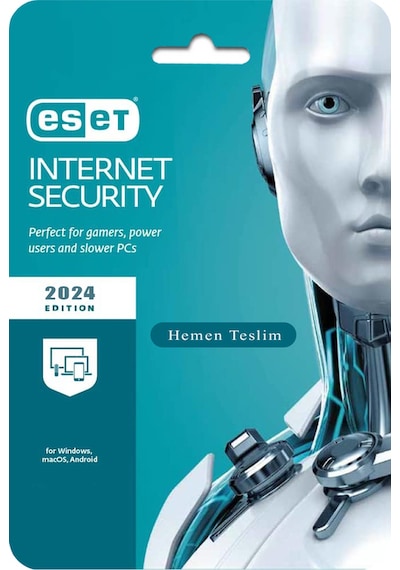 Eset İnternet Security 3 Cihaz 1 Yıl