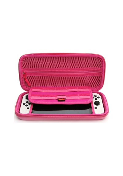 Nintendo Switch/switch Oled Oyun Konsolu Koruyucu Taşıma Ve Seyahat Çantası Pembe
