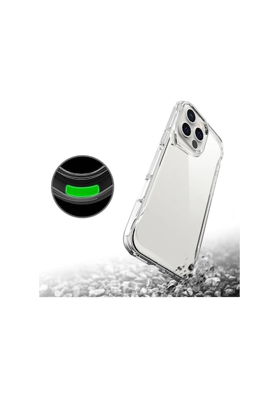 Zore Apple Uyumlu iPhone 16 Pro Max Kılıf T-max Kapak - Şeffaf Şeffaf