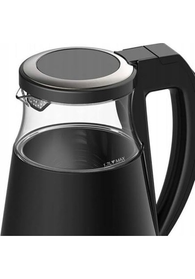 1 7lt Isı Ayarlı Cam Kettle Su Isıtıcı