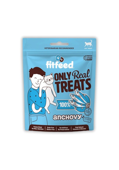 Freeze-dried Çiğ Hamsi Kedi Ödül Maması 40g