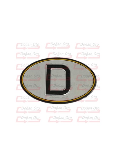 D Fosforlu Oval Harf 468492205