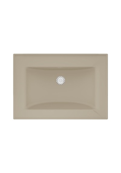 Aura Etajerli Granit Lavabo 65-45cm Krem İsimdebelirtilmiş