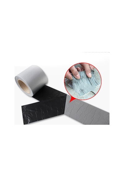 2M X 10Cm Çamur Bant Alüminyum Izolasyon Tamir Çatlak  Bantı