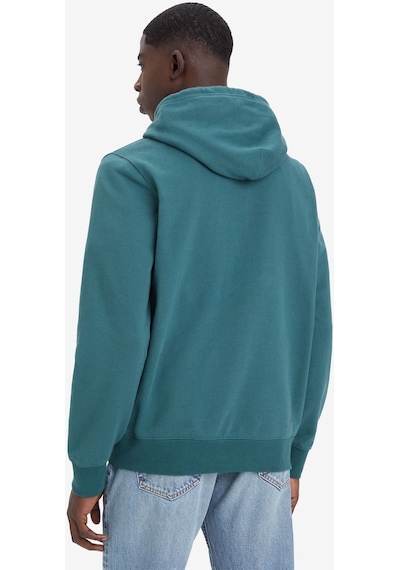 Levi's Erkek Oversize Kapüşonlu Sweatshirt - Günlük Kullanım Yeşil