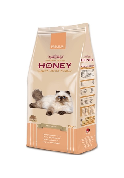 Honey Premium Tavuklu Yetişkin Kedi Maması 15 KG