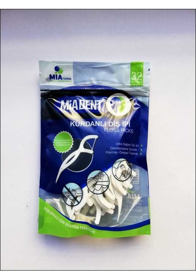 Miadent Kürdanlı Diş İpi 32 Adet