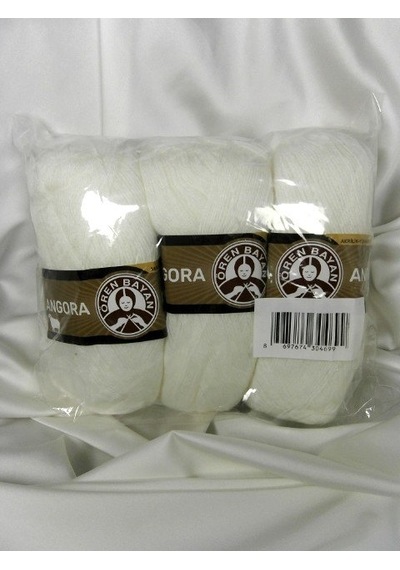 Angora Ekru El Örgü İpi 3 Adet - Renk: 100