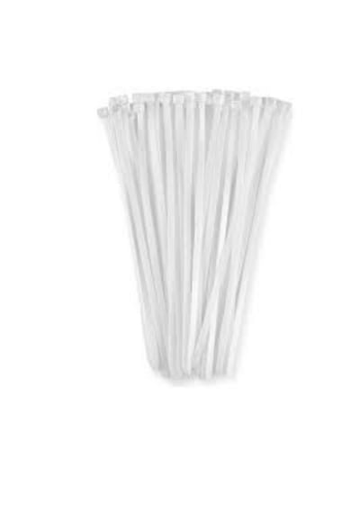 Yapışkanlı Kroşe Ve Kablo Bağı Seti 200 Adet 19x19 Kroşe + 10cm Beyaz Kablo Bağı Kablo Sabitleme Aparatı 10cm - 200'lü