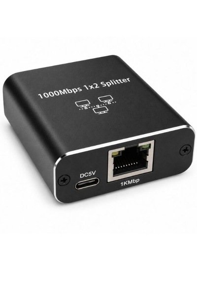 Rj45 Ethernet Switch Splitter Gigabit 1000mbps 2 Port Çevirici Çoklayıcı Router