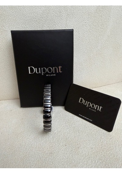 Dupont Mılano Dm-csb-001-bs10 Seramik Siyah Gümüş Renk 20 Cm Erkek Bileklik