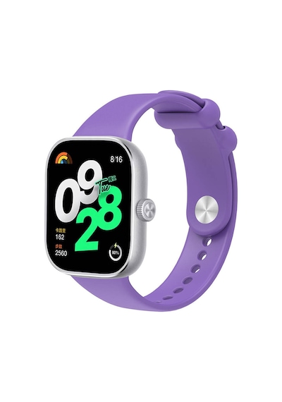 Xiaomi Redmi Watch 4 Clo Krd-109 Silikon Kordon-lila