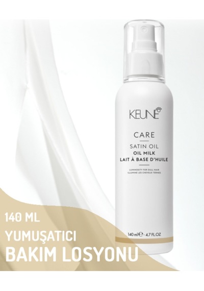 Keune Satin Oil Kuru ve Cansız Saçlar İçin Yumuşatıcı Durulanmayan Bakım Losyonu 140 ML