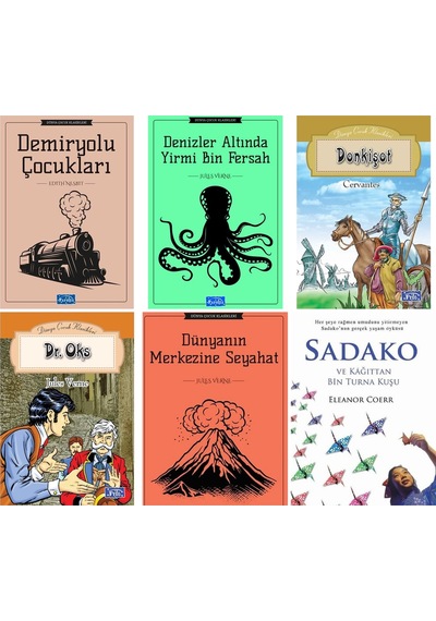 Parıltı Yayınları Ve Sadako Ve Kağıttan Bin Turna Kuşu Beyaz Balina Yayınları 6 Kitap Set