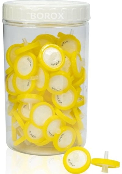 Borox Naylon Şırınga Filtre - Non Steril 0.22µm