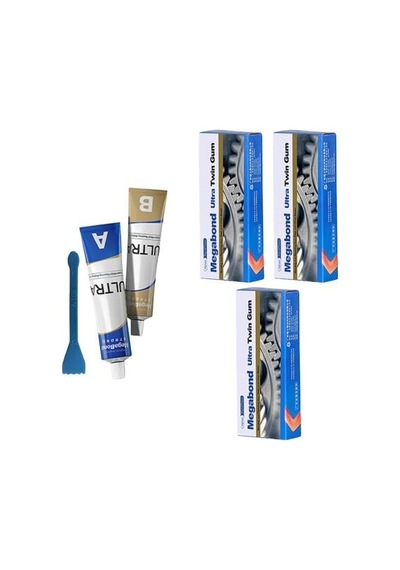 Megabond 2+1Pkt Çift Karışım Soğuk Kaynak Macun Yapıştırıcı 60Gr