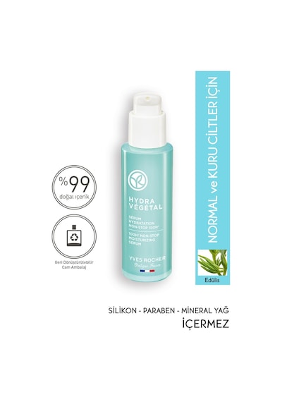 Yves Rocher Hydra Vegetal Normal ve Kuru Ciltler İçin Nemlendirici ve Canlandırıcı Serum 30 ML