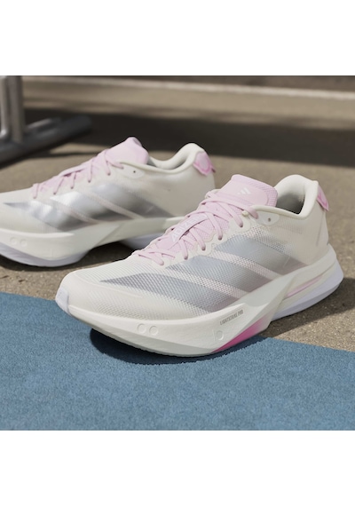 Adidas Adizero Boston 13 Kadın Beyaz Koşu Ayakkabısı Jq9667