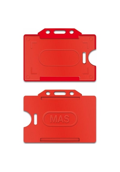 Mas Plastik Kart Muhafaza -Yatay-54x86-beyaz 50 Li 3520