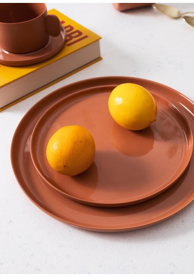 The Mia Cotta Limoges Pasta Tabağı Terracota 21 Cm