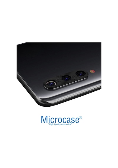 Xiaomi Mi 9 Se Kamera Lens Koruma Halkası Kapalı Tasarım Siyah
