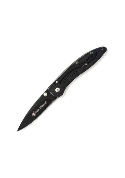 Smith Wesson Lpb Mini Drop Point Folding Knife, Black Kamp Çakı Cklpbcp Siyah