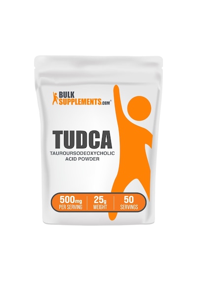 Bulksupplements Tudca Tauroursodeoxycholic Acid Liver Powder 500mg 25 Gr 50 Servis