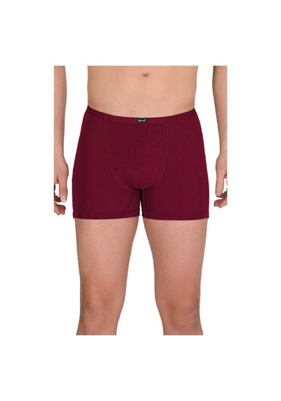 Berrak 4488 Erkek Ince Kemer Modal Boxer 5 Li Paket Bordo