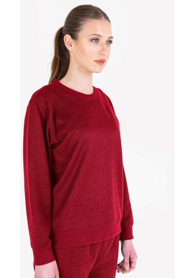 Lescon Kırmızı Kadın Sweatshirt 23n-2217 23n-2102-kırmızı Kırmızı