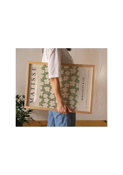 Matisse Çerçevesiz Poster, Modern Dekoratif Çerçevesiz Poster, Tablo, Matisse-15, 40 X 50