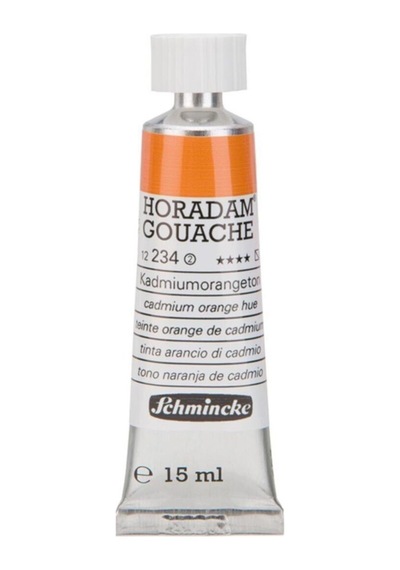 Schmincke Horadam Gouache Artist Guaj Boya 15 Ml Seri 2 234 Cadmium Orange Hue Çok Renkli