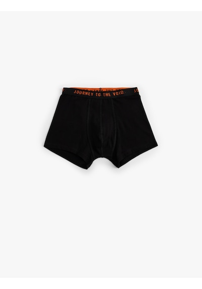 Koton 3'lü Boxer Seti Baskı Detaylı Çok Renkli Siyah 5slm90046mk Siyah