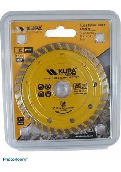 Kupa Turbo Kanallı Elmas Testere - 180 MM.