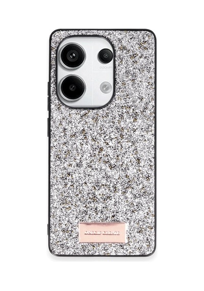 Onegif Xiaomi Redmi Note 13 Pro 4g Bright Simli Kapak - Gümüş 0.2M-Çok Renkli