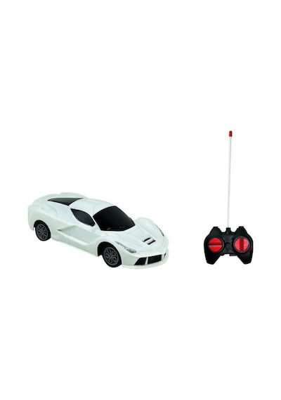 1:24 Ölçek Full Fonksiyon Uzaktan Kumandalı Gerçekçi Spor Yarış Arabası 20 Cm Beyaz