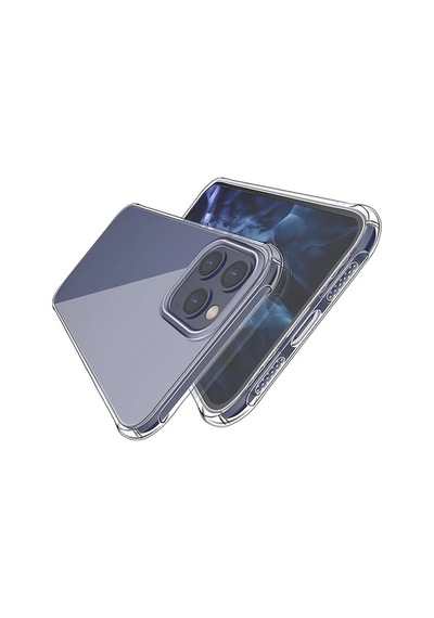 Apple     Uyumlu iPhone 12 Pro Max 6.7 Anti-drop Silikon Kılıf Shockproof Şeffaf Kılıf- 5775