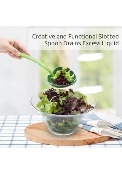 Yaprak Kepçe,jungle Servis Kaşığı, Jungle Spoon Mutfak Kaşığı, Yaprak Servis Kaşığı,-