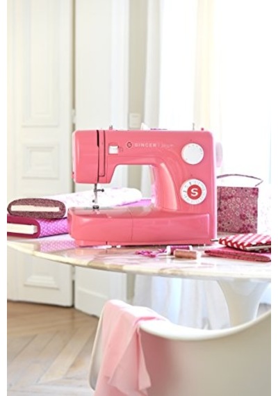 230128140 Serbest Kol Dikiş Makinesi Simple 3223 Kırmızı, Plastik, 45 X 22 X 35 Cm, Pembe