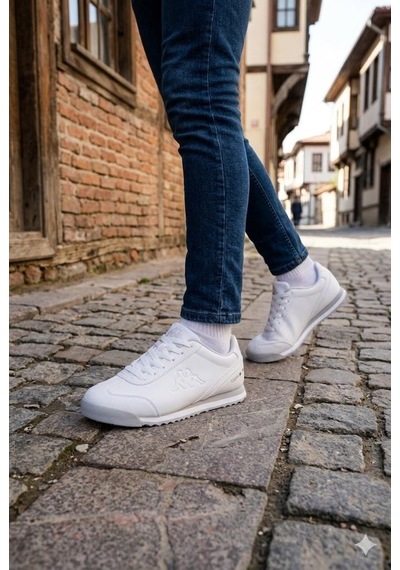 Kappa Kp-2072 Samana Rahat Orijinal Ürün Erkek Spor Sneaker Ayakkabı Beyaz