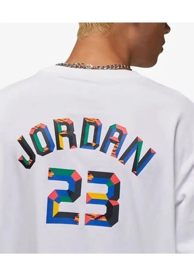 Nike Air Jordan Zone 23 T-shirt 'white'