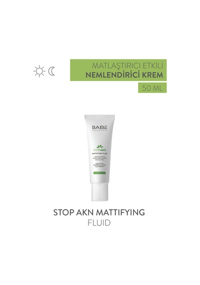 Babe Stop Akn Mattifying Fluid Matlaştırıcı Etkili Nemlendirici Krem 50 ML