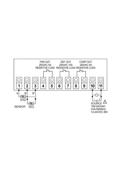 Autonics Tc3yf-14r ,72x36mm 110v..220vac Ntc Kontak-1a Soğutma Kontrol