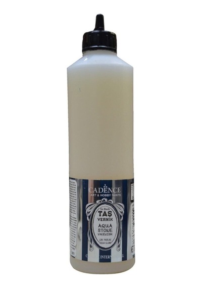 Su Bazlı Taş Vernik 750ml Renksiz Renksiz