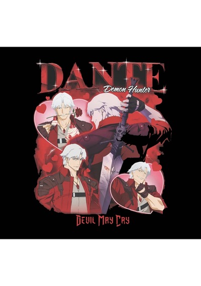 Devil May Cry Dante Anime Baskılı Unisex %100 Pamuk Siyah Kapüşonlu Sweatshirt Siyah