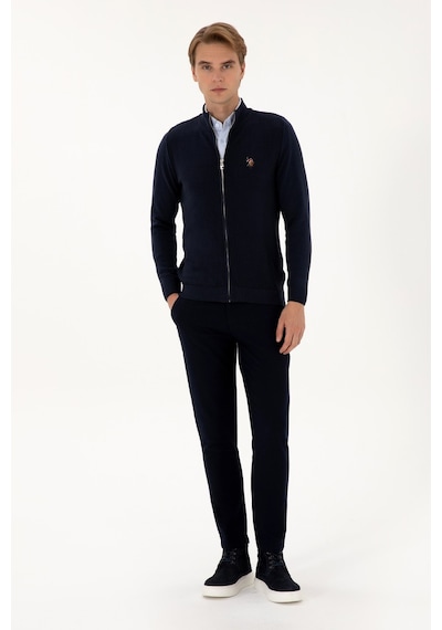 U.S. Polo Assn. Erkek Triko Hırka Pamuk 2227188 Lacivert