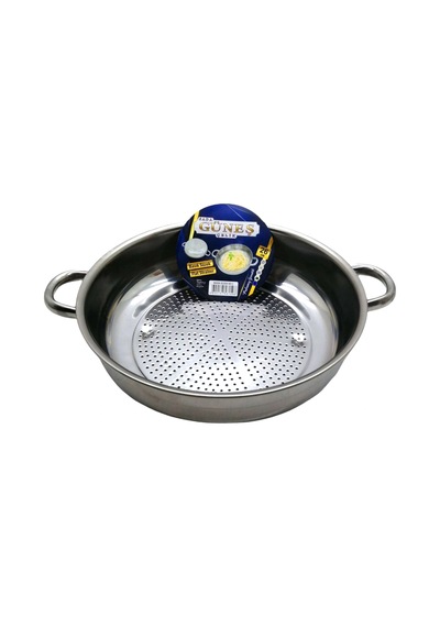 No-1 - 26cm Basık Süzek Metal Süzgeç Çok Renkli