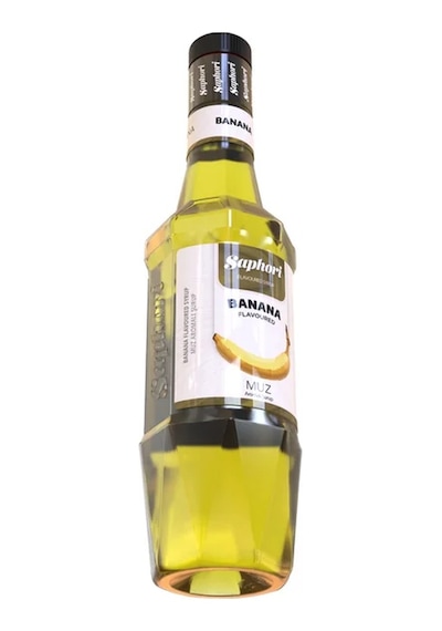 Saphori Muz Aromalı Kokteyl Şurubu Muz Şurubu 700 Ml