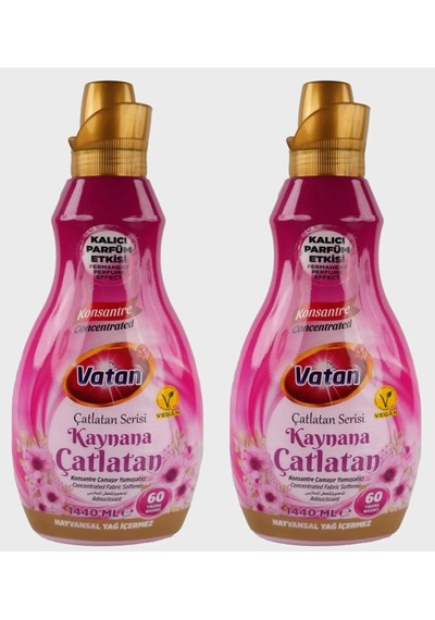 Vatan Kaynana Çatlatan Konsantre Yumuşatıcı 60 Yıkama 2 x 1440 ML