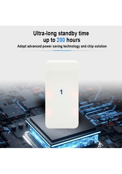 Refox Ctp-302-w Titreşimli Sesli 300m 16lı Kablosuz Müşteri Çağrı Sistemi