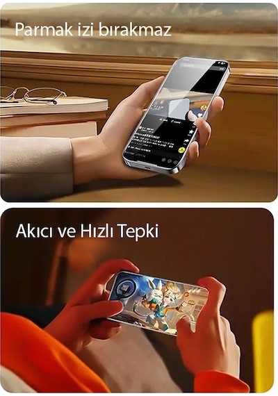 Baseus Corning Apple iPhone 15 Pro Uyumlu Hd Tempered Full Koruma Cam Ekran K